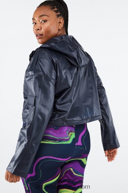 Fabletics marinha profunda 420HR2803 jaqueta conversível Kenna mulheres