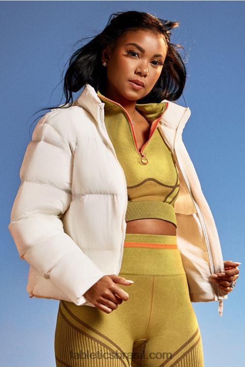 Fabletics osso 420HR2815 jaqueta packable beatrix mulheres