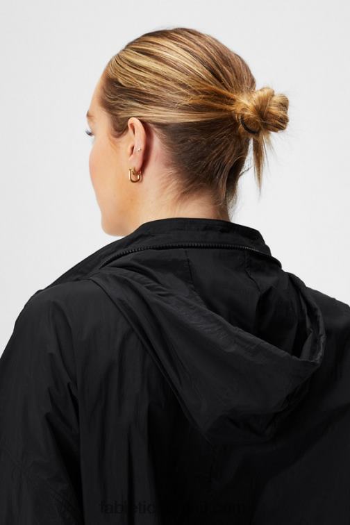 Fabletics preto 420HR2750 jaqueta de trilha de náilon mulheres