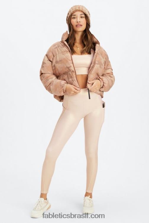 Fabletics teddy camuflagem grande/logotipo de casca de salgueiro 420HR2771 vagabundo baiacu cortado mulheres