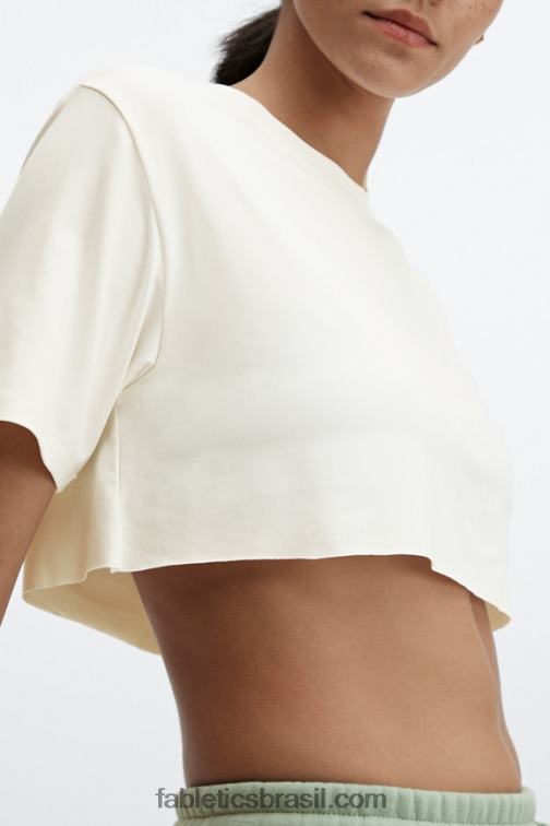 Fabletics Braco suave 420HR1955 camiseta de manga curta ultracropped dry-flex mulheres