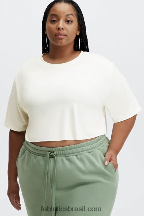 Fabletics Braco suave 420HR1956 camiseta de manga curta ultracropped dry-flex mulheres