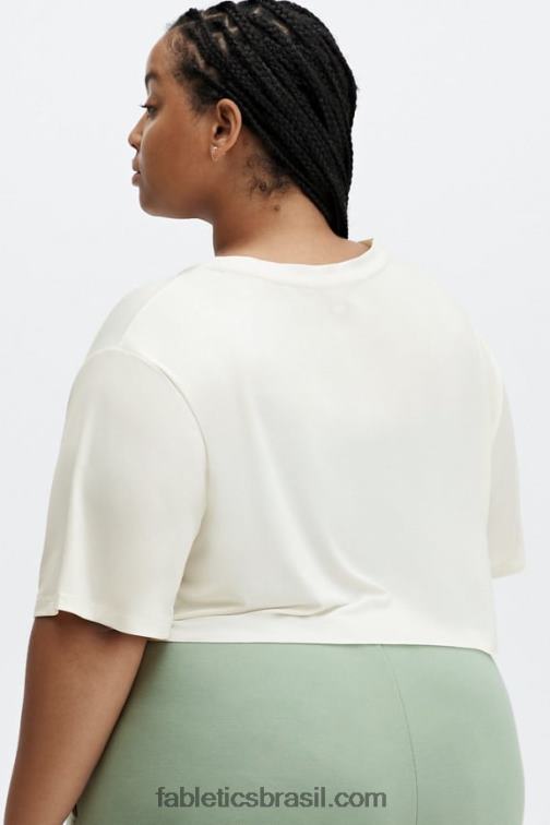 Fabletics Braco suave 420HR1956 camiseta de manga curta ultracropped dry-flex mulheres