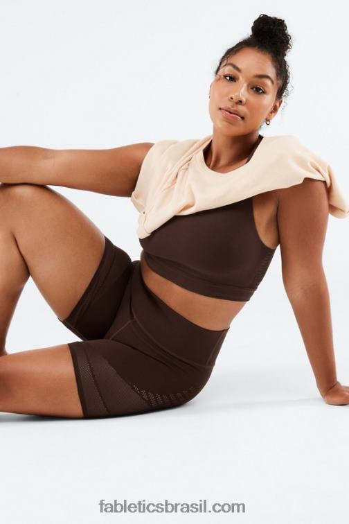 Fabletics areia quente 420HR2054 moletom manga curta cassie mulheres