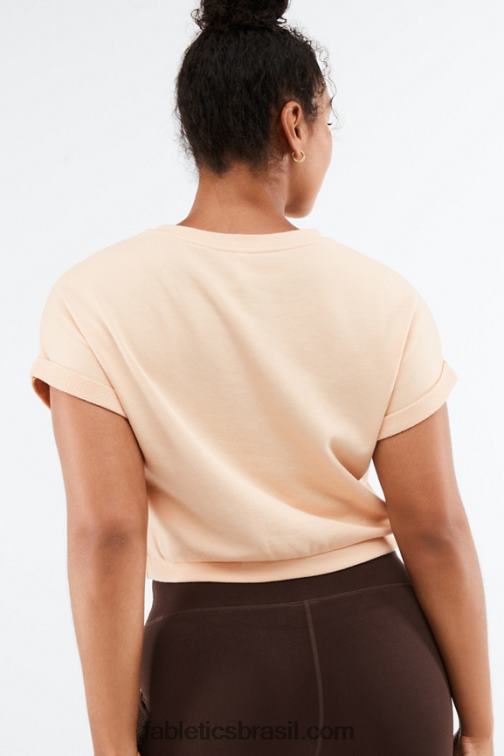 Fabletics areia quente 420HR2054 moletom manga curta cassie mulheres