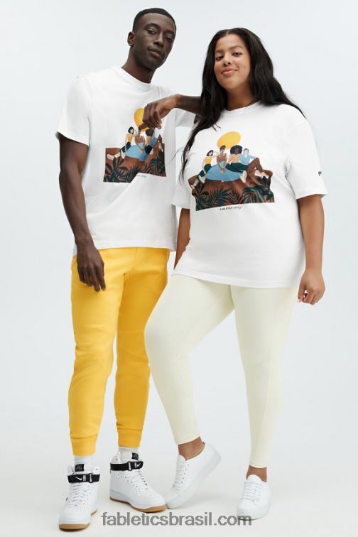 Fabletics dançarina da nuvem 420HR2076 camiseta unissex harmonia mulheres