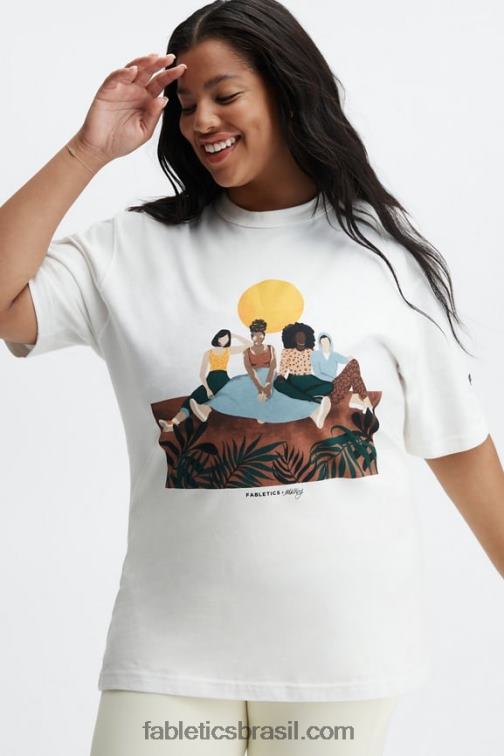Fabletics dançarina da nuvem 420HR2076 camiseta unissex harmonia mulheres