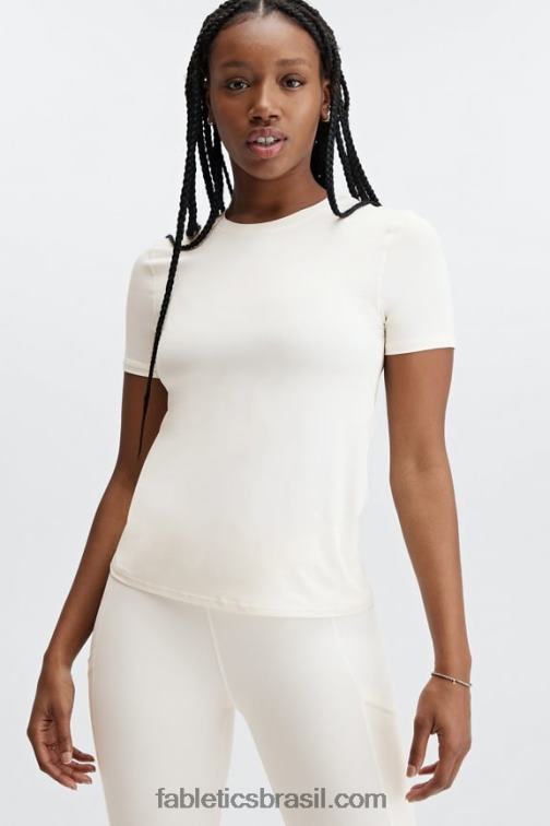 Fabletics garça 420HR1984 phoenix lite blusa de manga curta mulheres