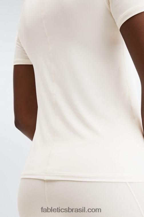 Fabletics garça 420HR1984 phoenix lite blusa de manga curta mulheres