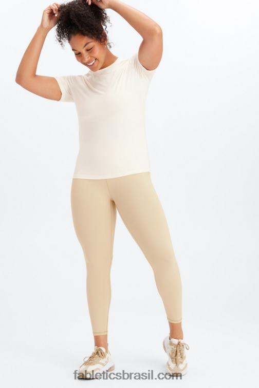 Fabletics garça 420HR2016 tee flexível seco mulheres