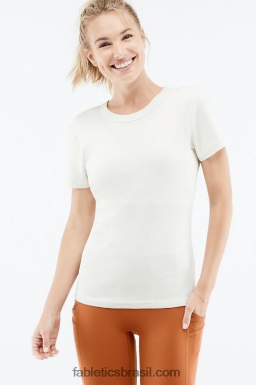 Fabletics linho 420HR2068 t-shirt de manga curta tinsley mulheres