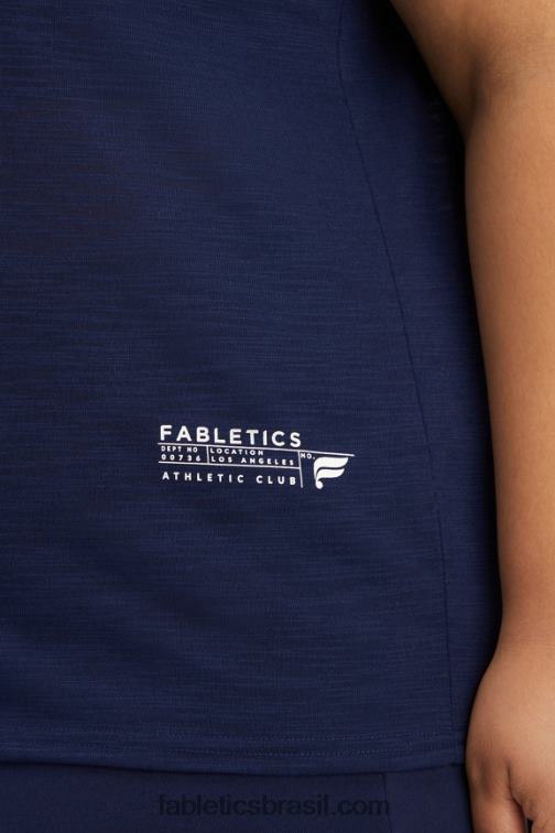 Fabletics marinha profunda/clube atlético 420HR2022 camiseta clássica mulheres