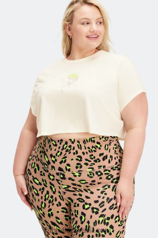 Fabletics mascarpone 420HR2036 camiseta baby crop mulheres