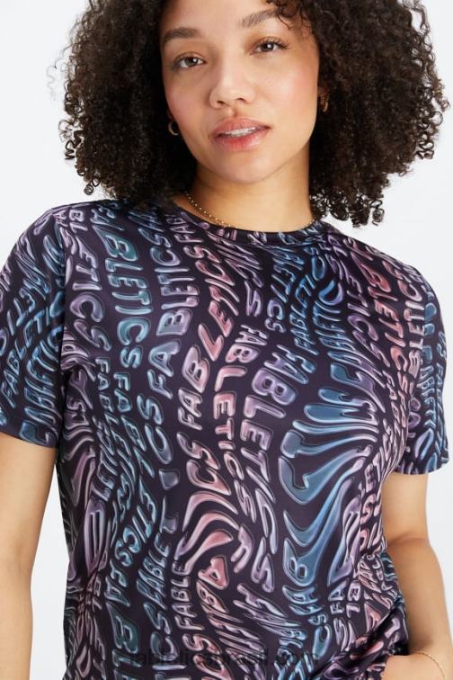 Fabletics mente derreter 420HR2009 tee flexível seco mulheres
