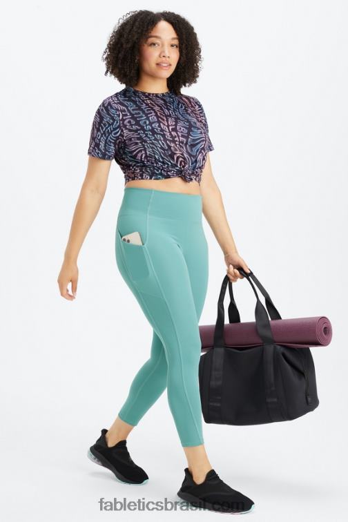 Fabletics mente derreter 420HR2009 tee flexível seco mulheres