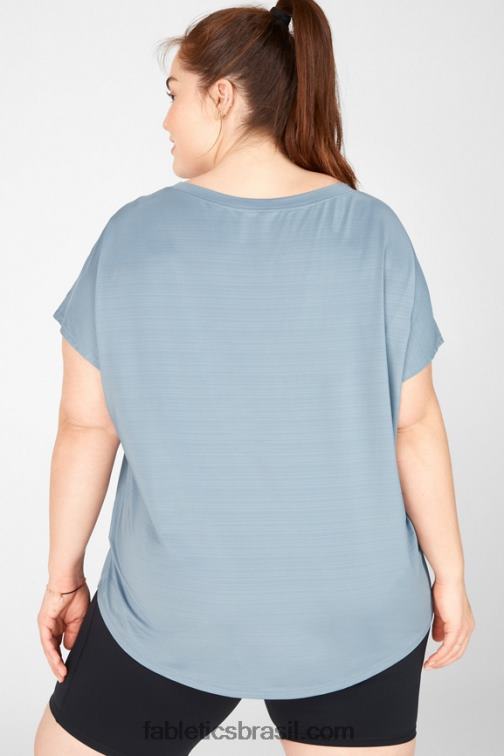 Fabletics nuvem de chuva 420HR2095 camiseta ecológica mulheres