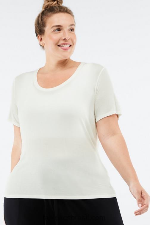 Fabletics presa 420HR2101 camiseta manga curta jess mulheres