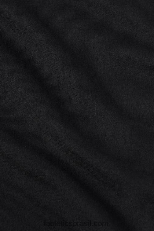Fabletics preto 420HR1960 camiseta manga curta dry-flex com decote em V mulheres