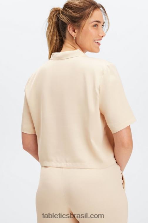 Fabletics tapioca 420HR2031 botão de dormir para baixo mulheres