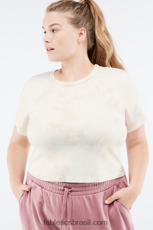 Fabletics tintura de aveia 420HR2071 camiseta cora slim mulheres