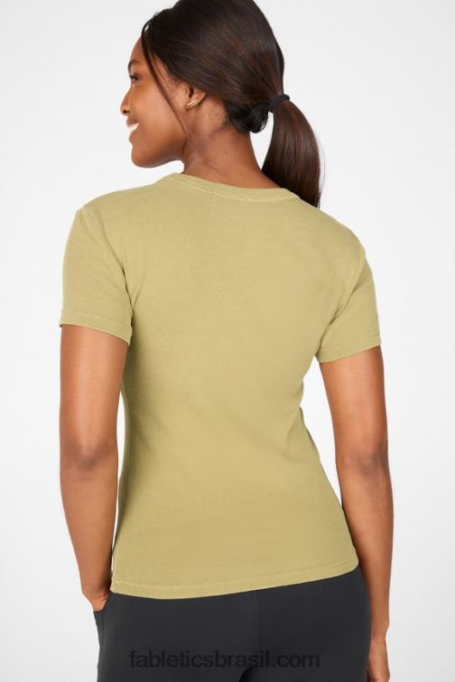 Fabletics tomilho 420HR2067 t-shirt de manga curta tinsley mulheres