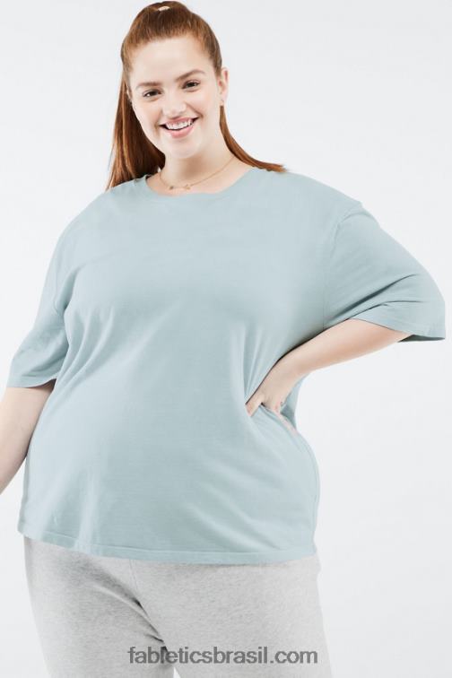 Fabletics verdadeira luz índigo 420HR2086 camiseta namorado mulheres