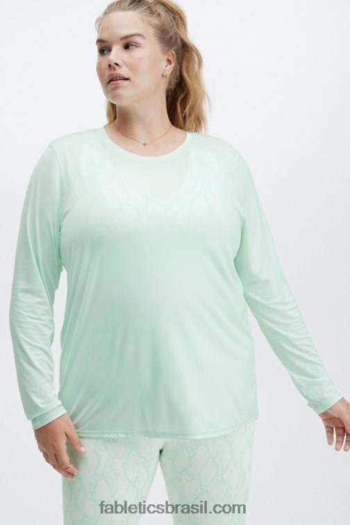 Fabletics cubo de gelo 420HR2620 phoenix lite blusa manga longa mulheres