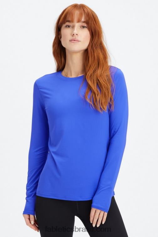 Fabletics piscina 420HR2615 phoenix lite blusa manga longa mulheres