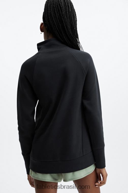 Fabletics preto 420HR2677 túnica decote em funil zaylee mulheres