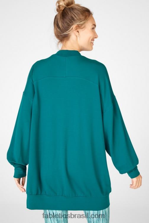 Fabletics raso 420HR2713 pulôver gola zombe jody mulheres