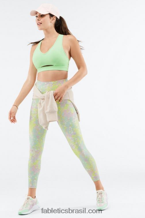 Fabletics tapioca 420HR2692 pulôver de meio zíper kat mulheres