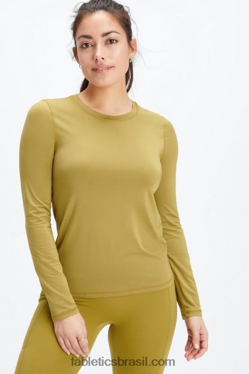 Fabletics tomilho 420HR2617 phoenix lite blusa manga longa mulheres