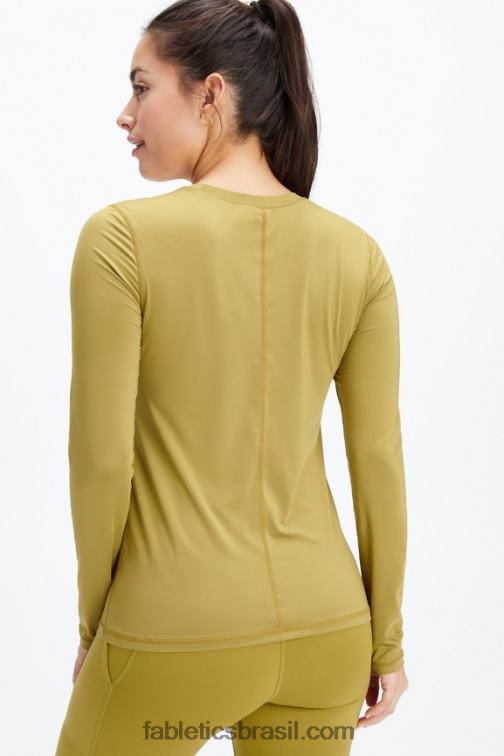 Fabletics tomilho 420HR2617 phoenix lite blusa manga longa mulheres