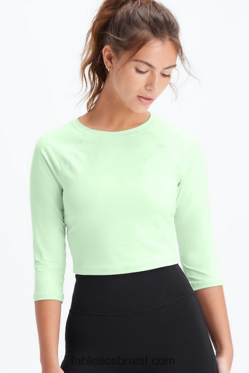 Fabletics tranquilo 420HR2658 top manga balé dorothy mulheres