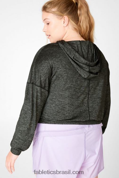 Fabletics urze noturna 420HR2727 bea top manga longa mulheres