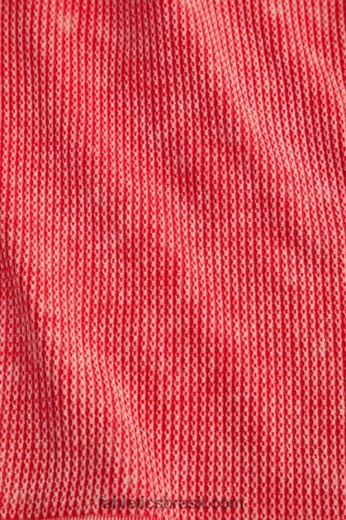 Fabletics vermelho morango lavado 420HR2608 top de manga longa em tricot mulheres