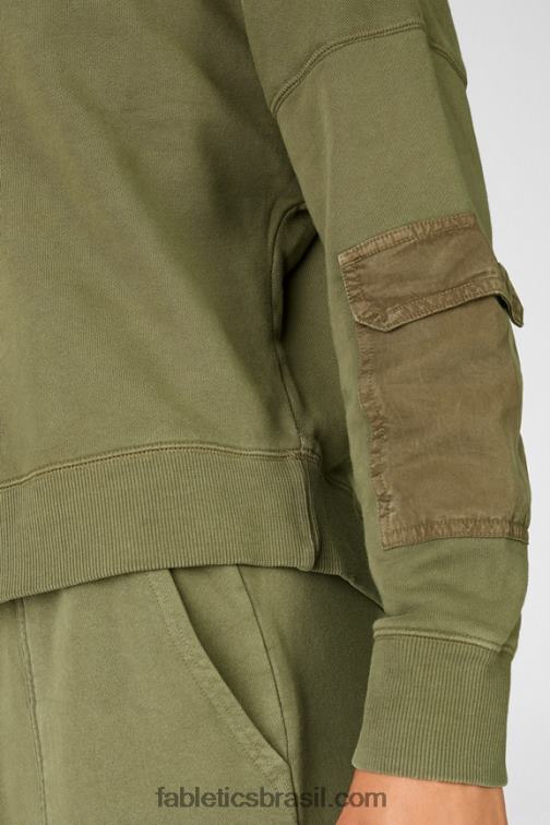 Fabletics abacate 420HR2546 moletom pérola mulheres