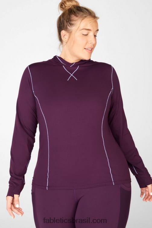 Fabletics ameixa perfeita/violetta 420HR2472 moletom corrida fênix mulheres