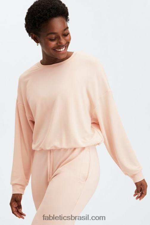 Fabletics areia 420HR2429 pulôver de luxo mulheres