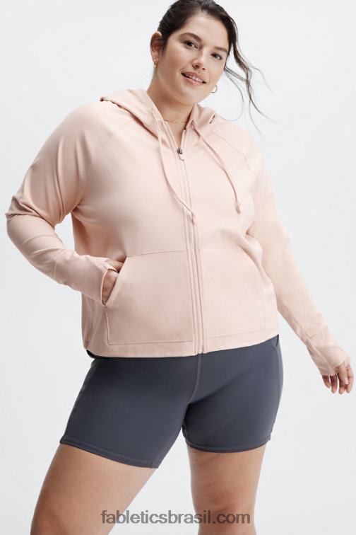 Fabletics areia 420HR2453 moletom com capuz oásis mulheres