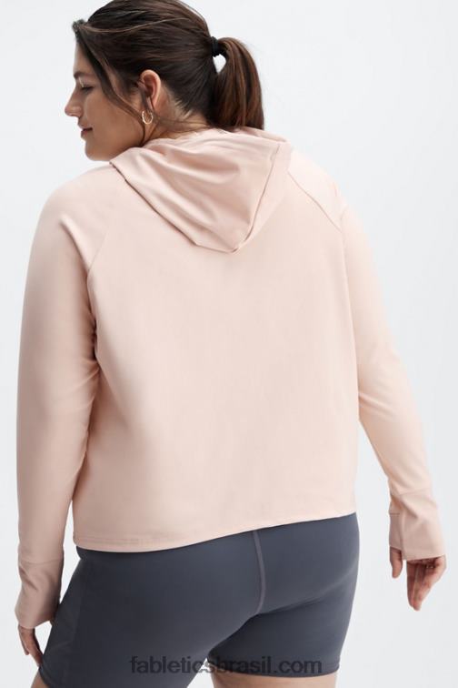 Fabletics areia 420HR2453 moletom com capuz oásis mulheres