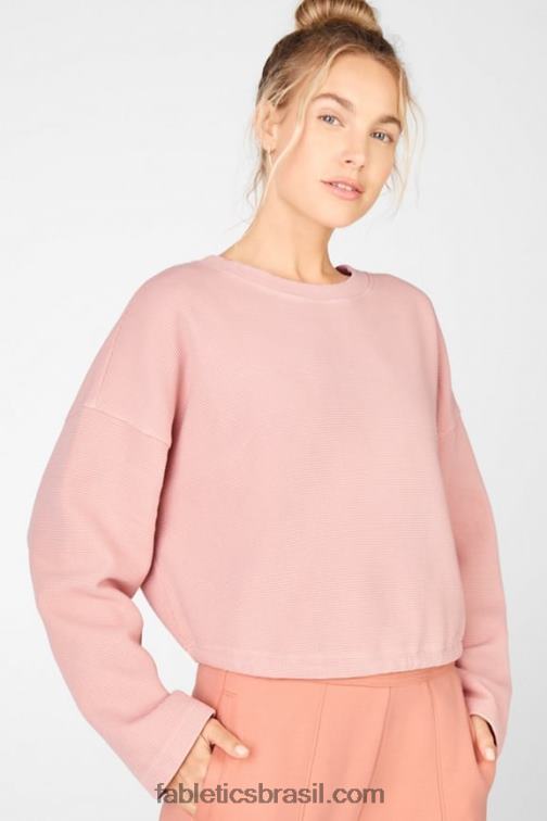 Fabletics argila toscana 420HR2711 moletom com amarração anna mulheres