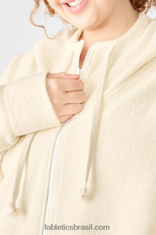 Fabletics aveia 420HR2701 moletom oversized ecologicamente correto mulheres