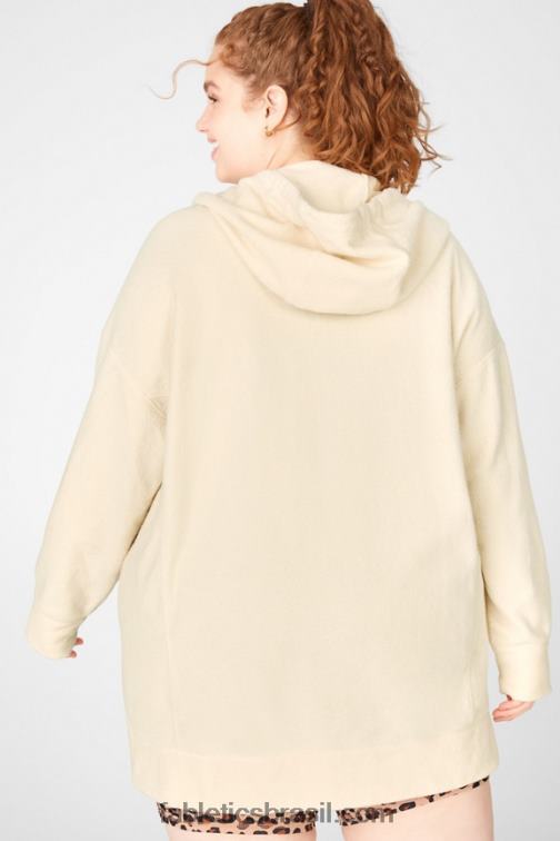 Fabletics aveia 420HR2701 moletom oversized ecologicamente correto mulheres
