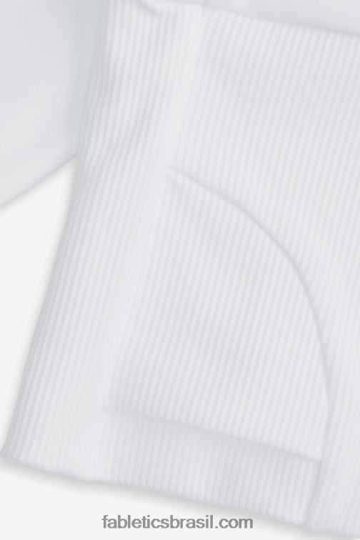 Fabletics branco clássico 420HR2459 moletom com capuz oásis mulheres