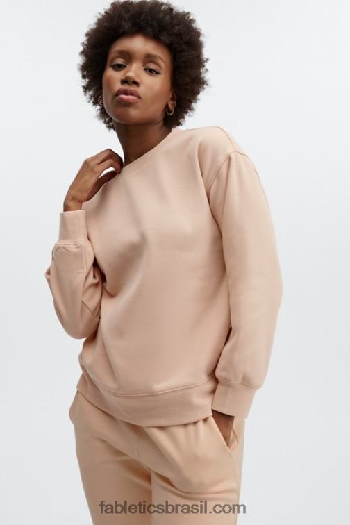 Fabletics carvalho 420HR2476 moletom eco gola careca mulheres