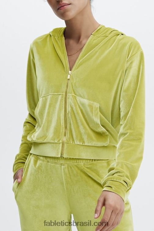 Fabletics folha de ouro 420HR2506 donna moletom com capuz mulheres