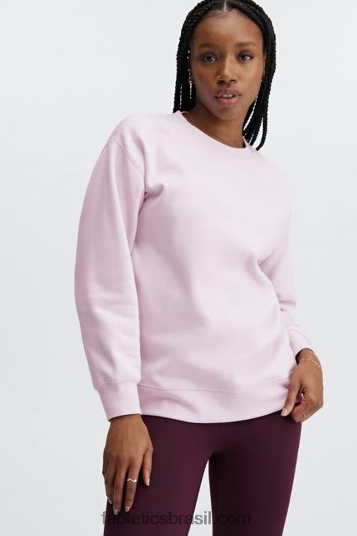 Fabletics lavanda gelada 420HR2477 moletom eco gola careca mulheres