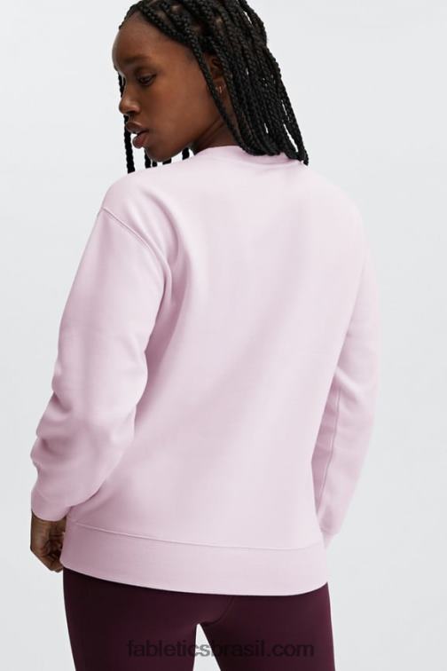 Fabletics lavanda gelada 420HR2477 moletom eco gola careca mulheres