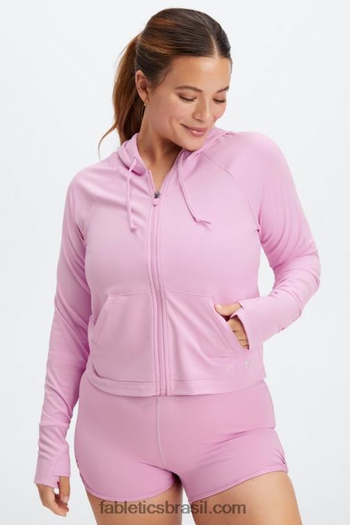 Fabletics lilás enevoado 420HR2450 moletom com capuz oásis mulheres